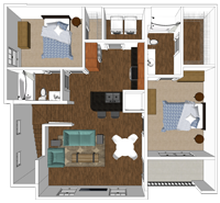 Maple two bedroom Apartment in crozet va